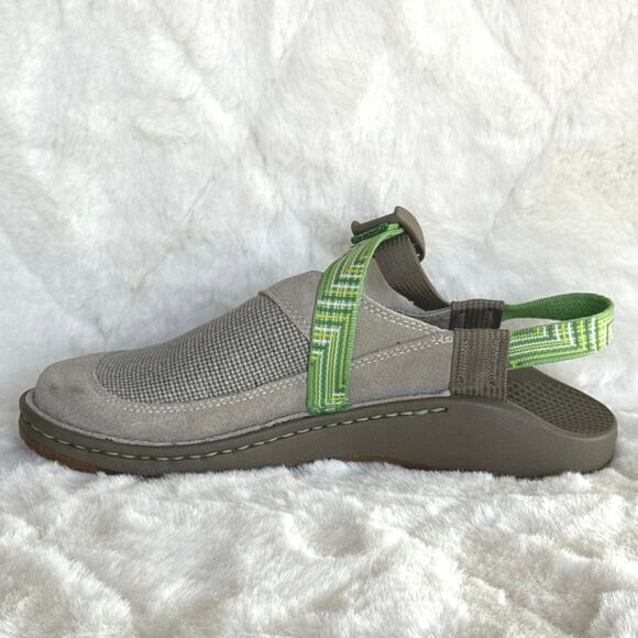 CHACO WomenS ToeCoop Clog Size 9.5 Waterproof Mule Slingback Gray/Green EUC - Picture 8 of 10